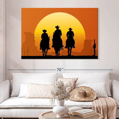 Lelar Cowboys On Horses