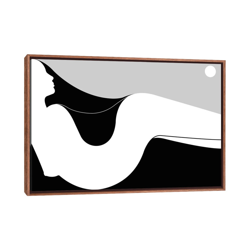 Dune by Filippo Spinelli - Print on Canvas, 152.5 cm H x 101.5 cm W, Classic Brown Wood Framed