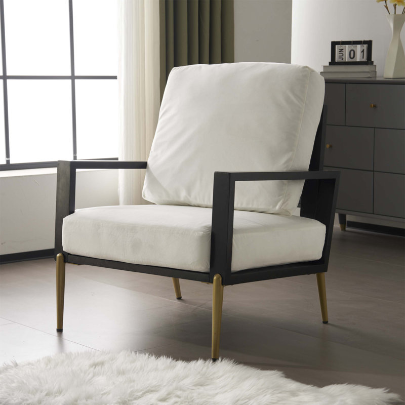 Chaise d'appoint rembourrée