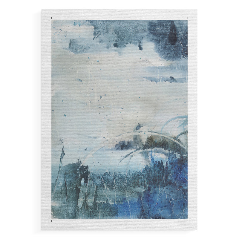 Coastal Seas II - Impression sur toile seulement - NON-CADRE, H 18 po x l 12 po