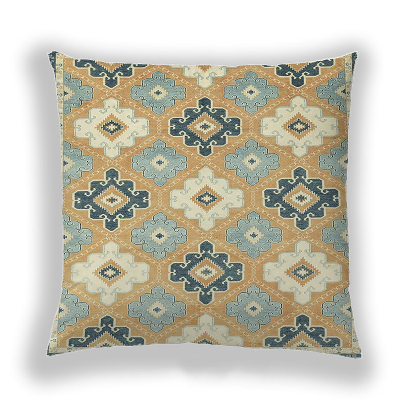 Coussin décoratif abstrait 2423, Microsuède
