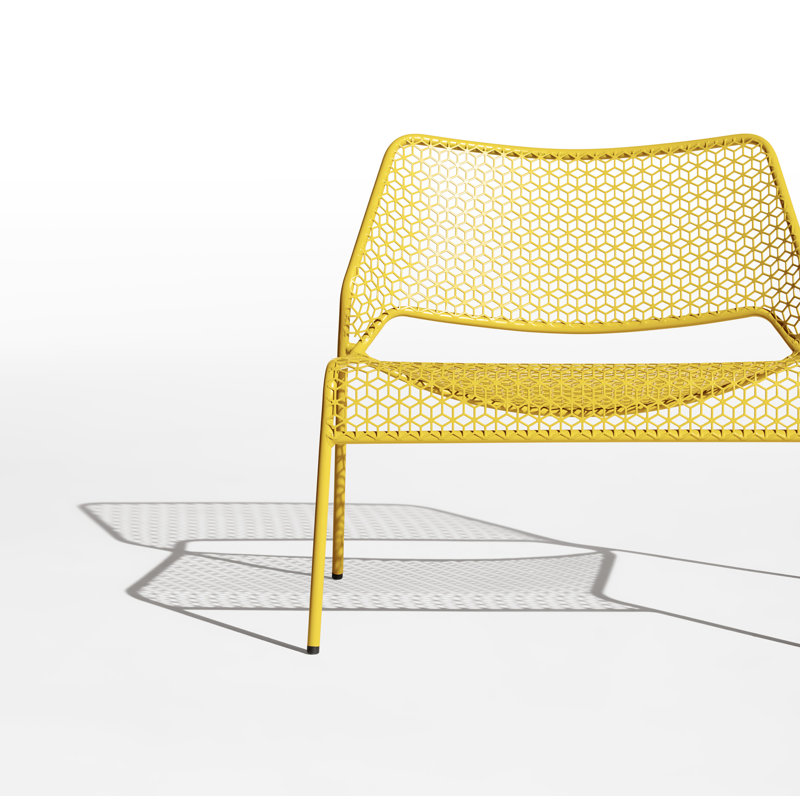 Hot Mesh Lounge Chair, Natural Yellow