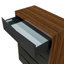 Commode 5 tiroirs Kayner - Gris anthracite