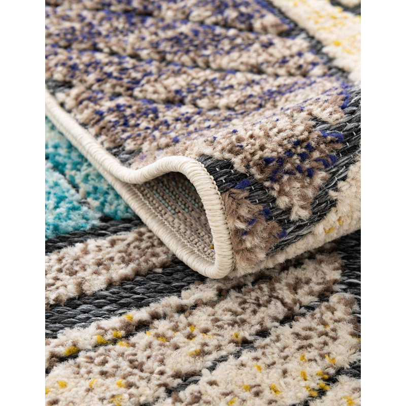 Wrought Studio Diab Marelda Indoor/Outdoor Area Rug, Square 10'