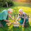 Genouillère de jardin pliable et siège Outsunny