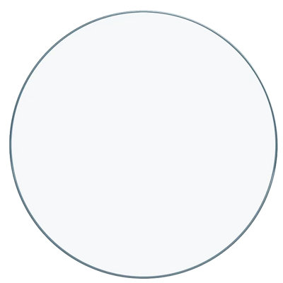 23.6 Inch Diameter 3/10 Thick Clear Tempered Glass Table, Beautiful And Strong Table Top, Elegant Safe