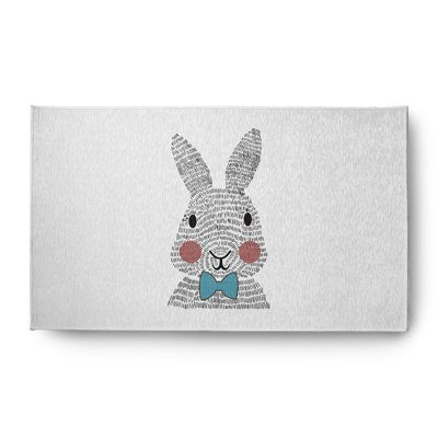 Tapis en chenille nœud papillon