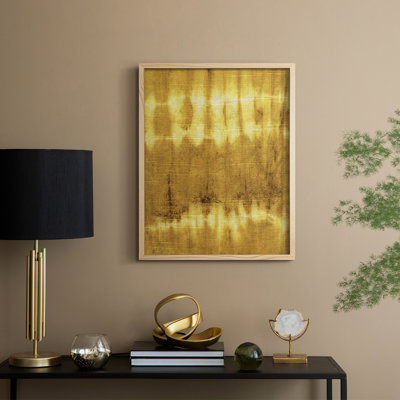 Turmeric Sunrise IV Framed Print - Solid Wood