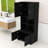 Wood Freestanding Bathroom Storage Cabinet with Adjustable Shelves and Multi-Layer Open Shelves-105280997