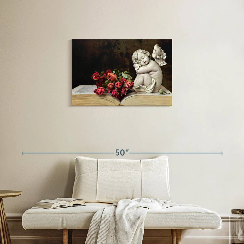 Leisha Cherub, 20" H x 30" W