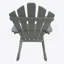 Chaise Adirondack inclinable inclinable en bois pour l'extérieur, parfaite pour la détente et un élégant décor de patio