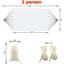 Outdoor Garden Hammock Double Large Hammocks Cotton (Beige)