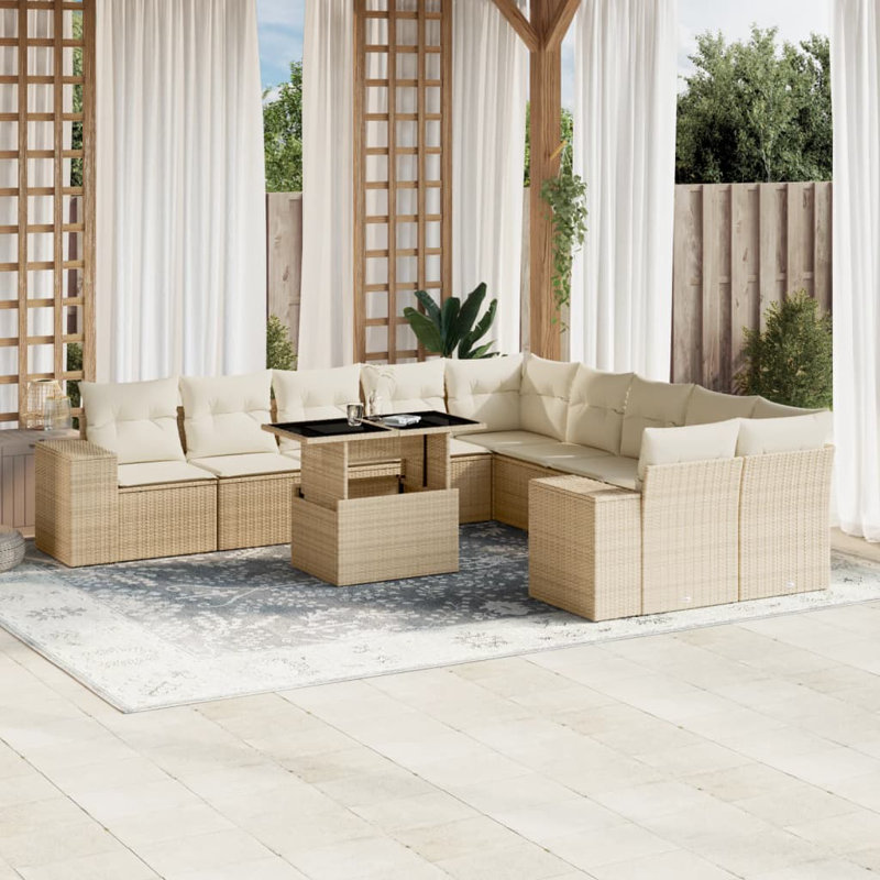 Ensemble de canapé de jardin Vidaxl