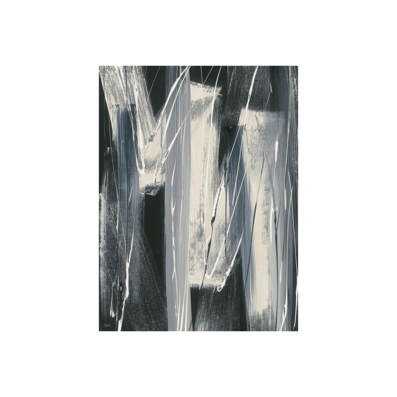 Toile en verre texturée embellie à la main, H 45 po x l 30 po x P 1,5 po