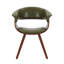Ajax Faux Leather Mid-Century Dining Chair-90846131