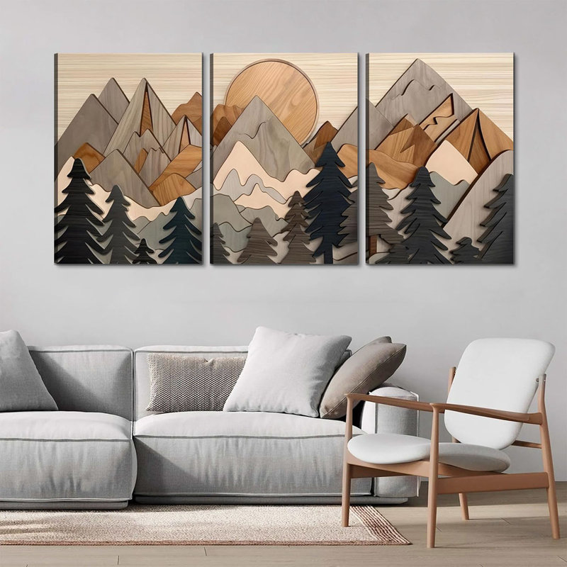 3 Piece Wrapped Canvas Print