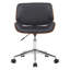 Chaise de bureau style Mid-Century en similicuir Temme-23840338-108287817