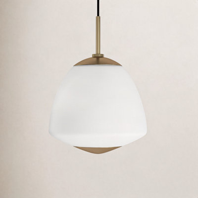 Darby Single Light Glass Dimmable Pendant