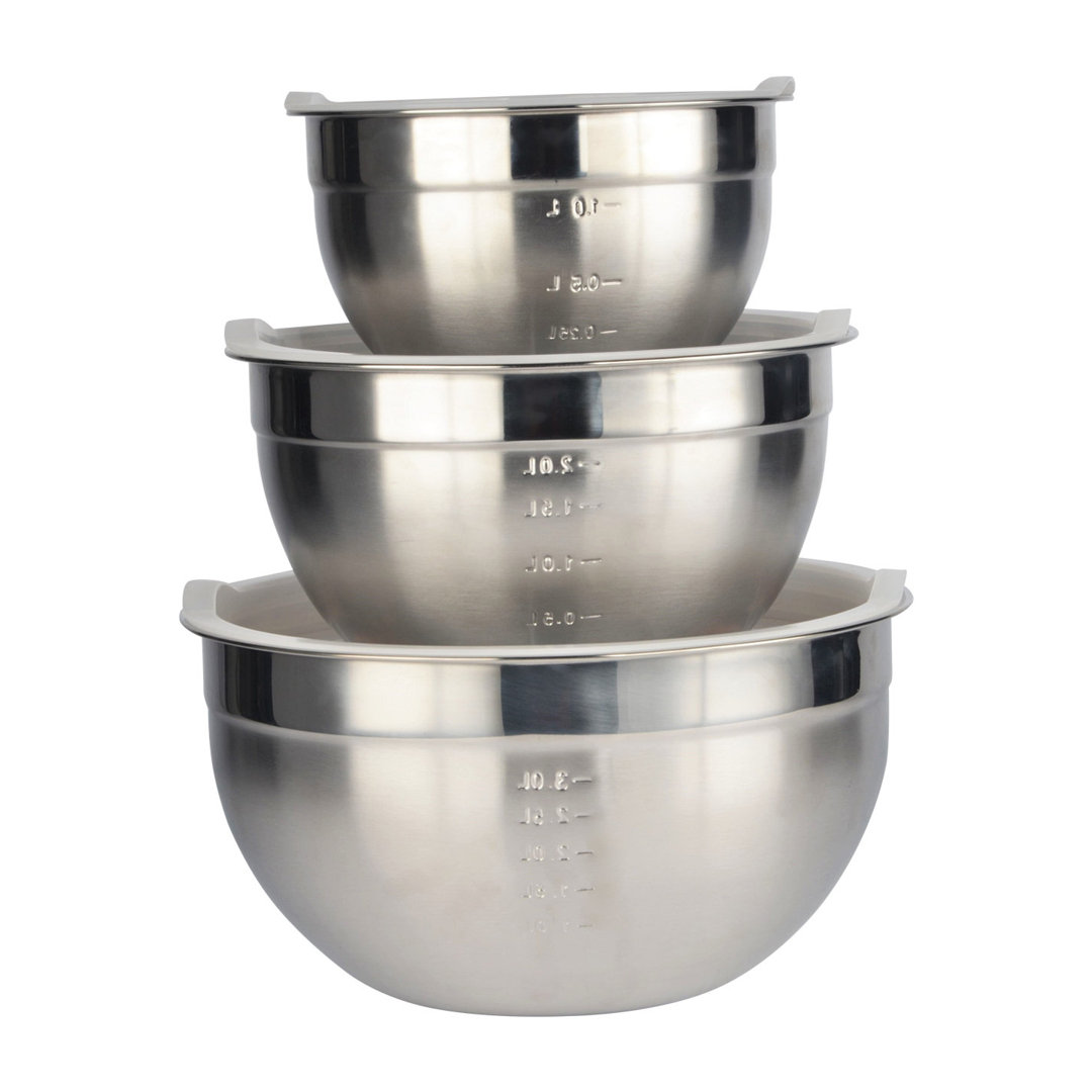 Prime Cook 6 Piece Stainless Steel Mixing Bowl Set Prime Cook 