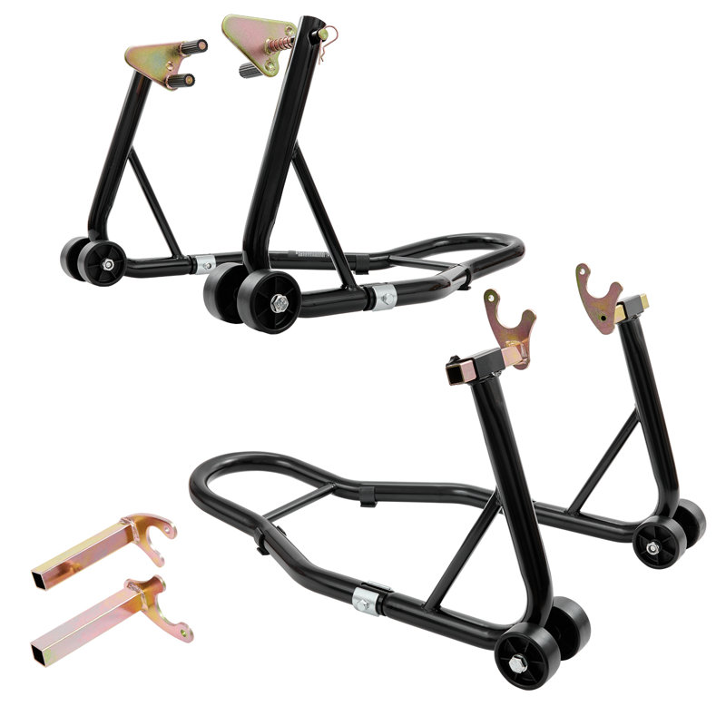 Soulevez le support de la moto, support de levage à l'avant et à l'arrière de 850 lb