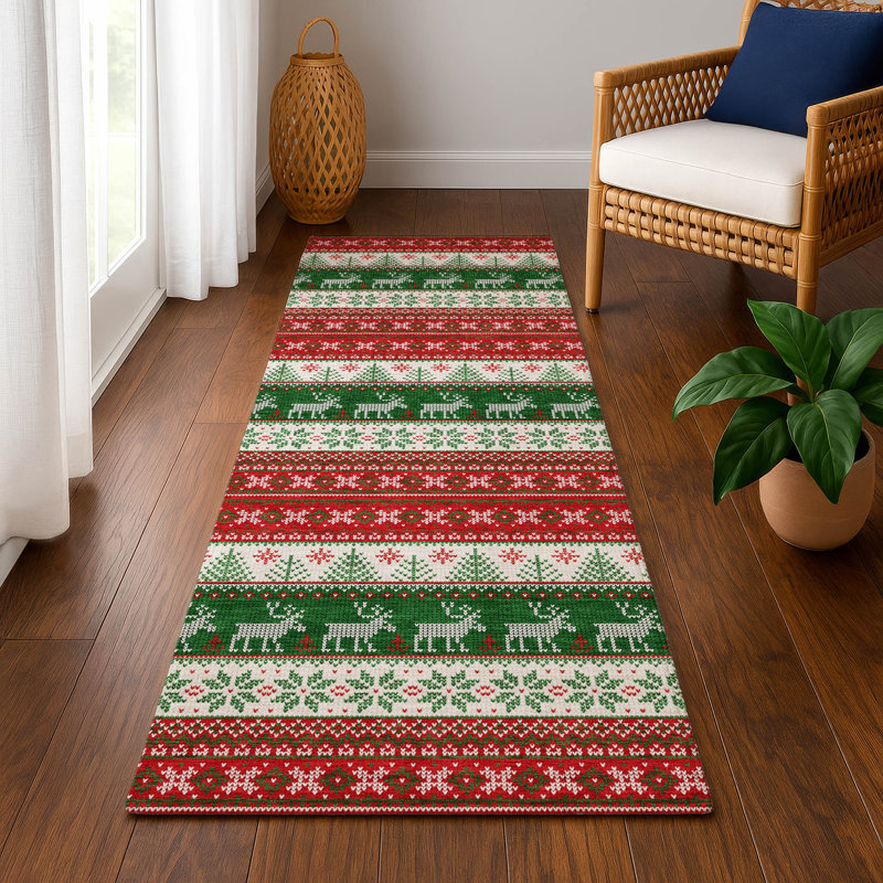 Tapis de qualité supérieure lavable à la machine AMF1818, Tapis de couloir 2 pi 3 po x 7 pi 6 po
