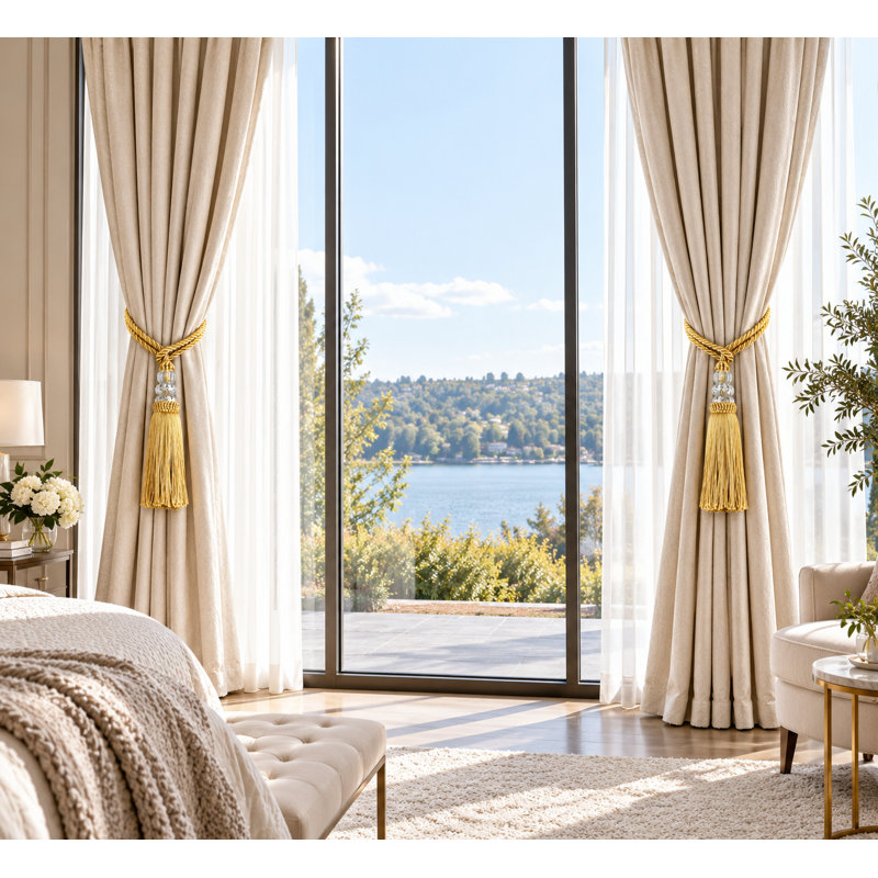 2 Pack Curtain Tiebacks with Tassel