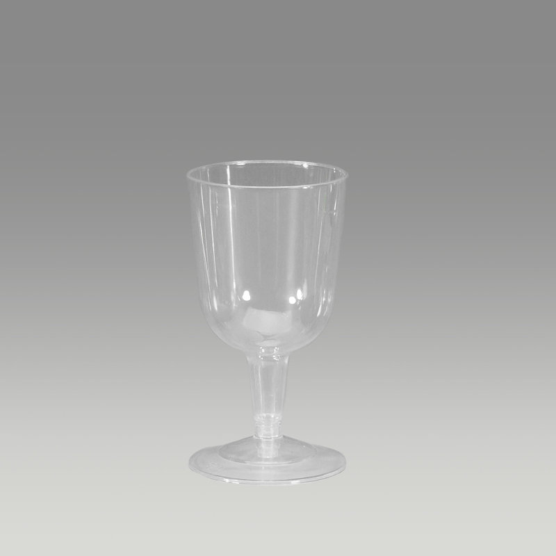 Verre à vin jetable en plastique