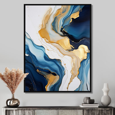 «Distant River liquide», reproduction d'art mural plage et océan
