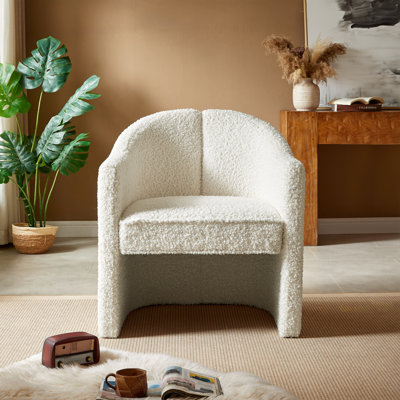 Chaise d'appoint incurvée Ryeli
