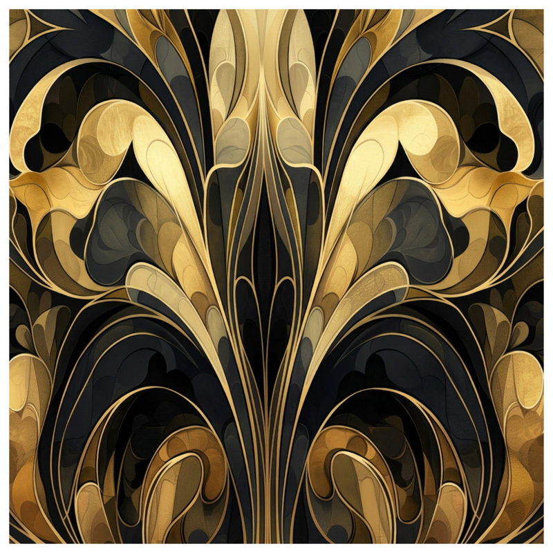Art Deco Ornament Comforter, Queen