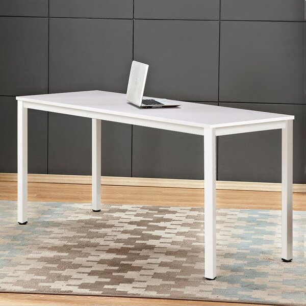 Light luxury desk glossy rock panel office desk and chair