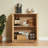 31.5'' Oak Buffet Cabinet Sideboard With Storage, Curved Wave Design For Living Room, Hallway, Or Bedroom | Gift Idea