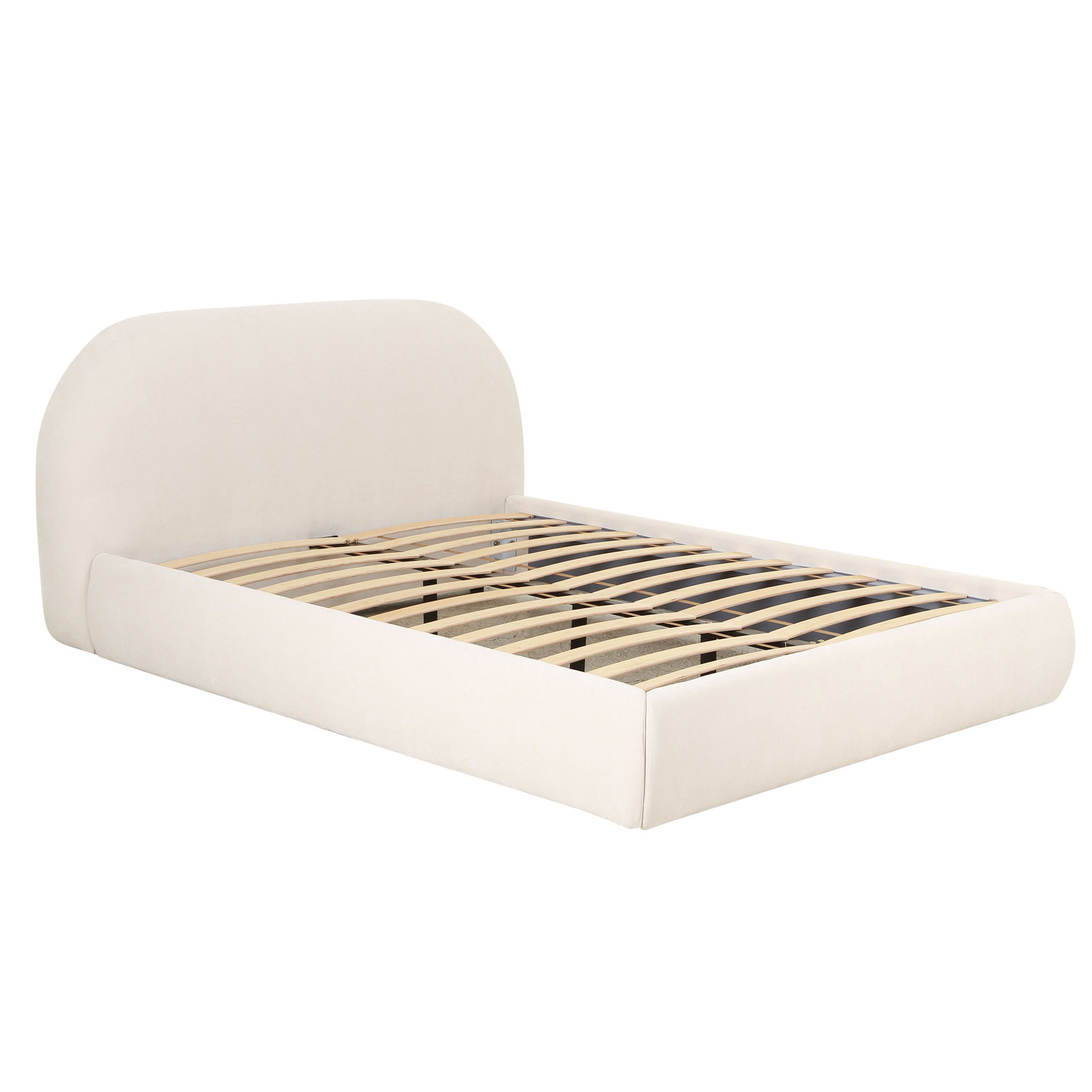 Gayla Velvet Upholstered Bed, King