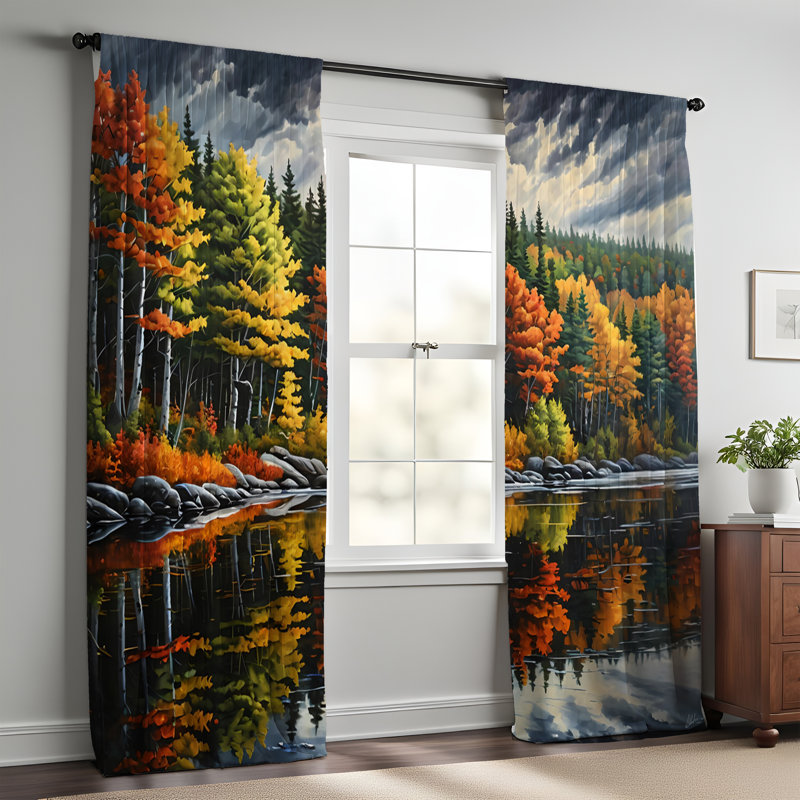 Window Curtains, 20" W x 61" L