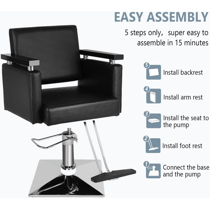 Fauteuil de coiffeur hydraulique