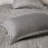 7 Piece Printed Seersucker Comforter Set Grey