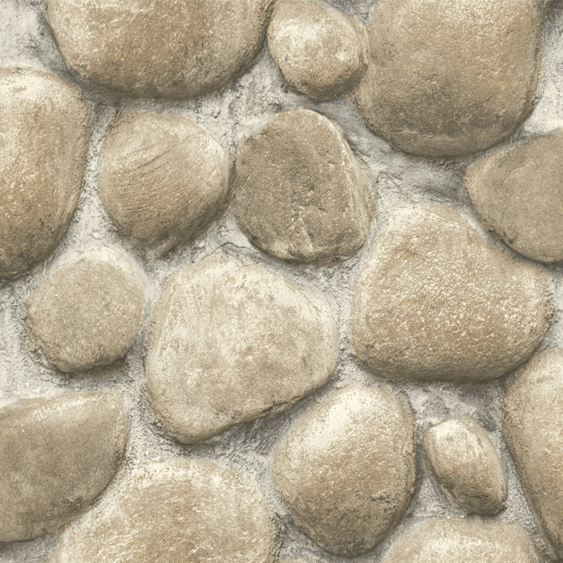 Root Rock Wallpaper, Beige