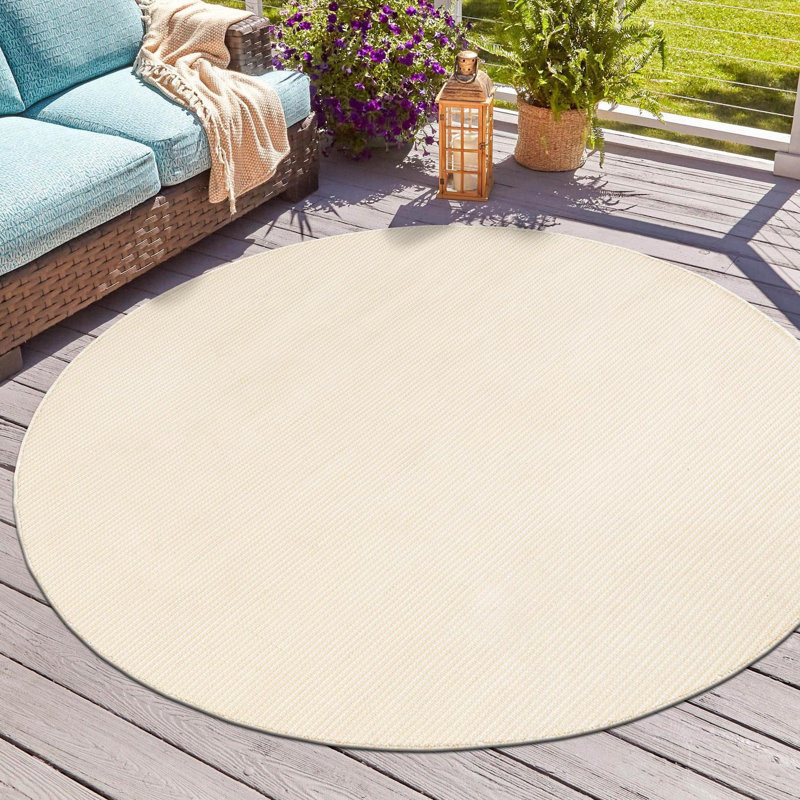 Jill Zarin Palm Spring Indoor/Outdoor Rug, Round 10"