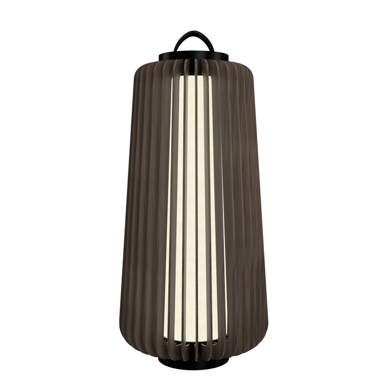 Stecche Di Legno Desk Table Lamp, American Walnut, 30.81" H x 14.04" W x 14.04" D