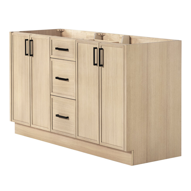 Armoire à double cuve en chêne Ariel Kelley, Chêne