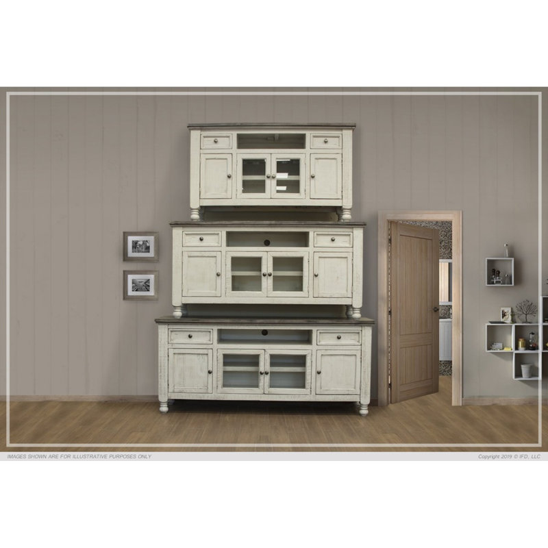 Wynnewood Glenna Solid Wood TV Stand for TVs up to 65"