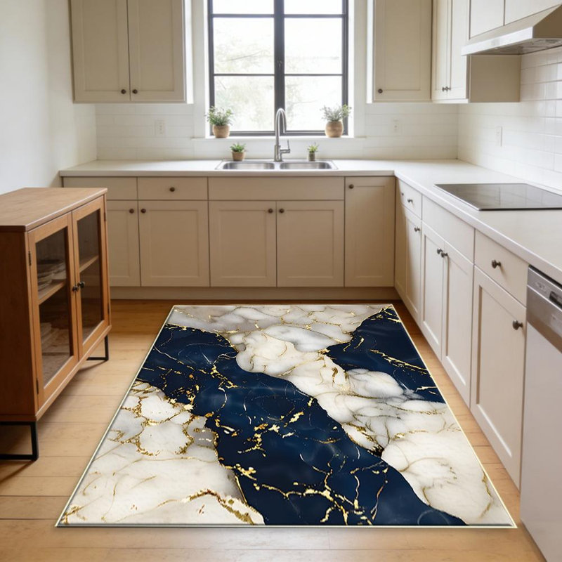 Marble Pattern Area Rug, Soft And Lightweight, Suitable For All Seasons, Easy To Maintain And Easy To Clean, Machine Washable Carpet Floor Mat, Living Room, Bedroom, Dining Room, Foyer, Hallway, Room Decor, Home Decor, Outdoor Decor