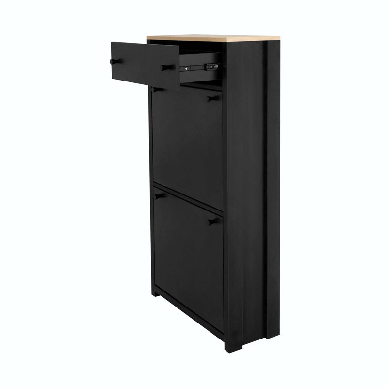 Armoire d'appoint Jaidenn, Noir
