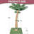 40-Inch Tall Cat Scratching Post With Interactive Balls & Leafy Design, Natural Sisal Cat Scratcher For Claw Health, Stylish Cat Tree For Active Play, Multi-Combinable Fun For Kittens & Adult Cats