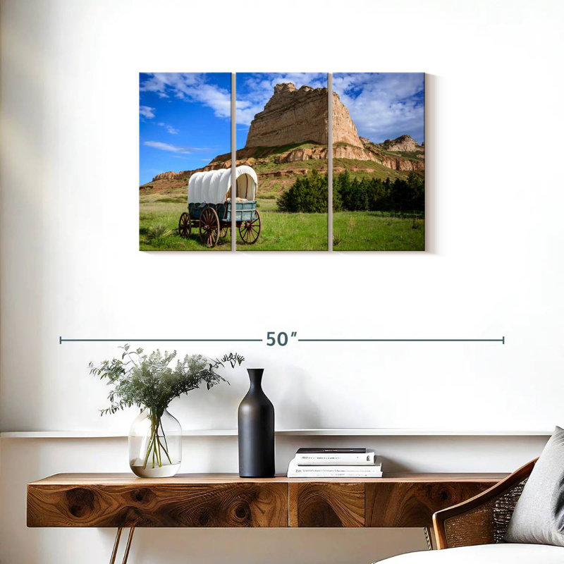 Scotts Bluff Mountain Scene, 20" H x 33" W