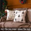 Coussins décoratifs de Noël en argent et blanc 18 x 18, ensemble de 4, décorations de Noël en forme de flocon de neige, arbre de Noël Let It Snow, coussins décoratifs pour canapé