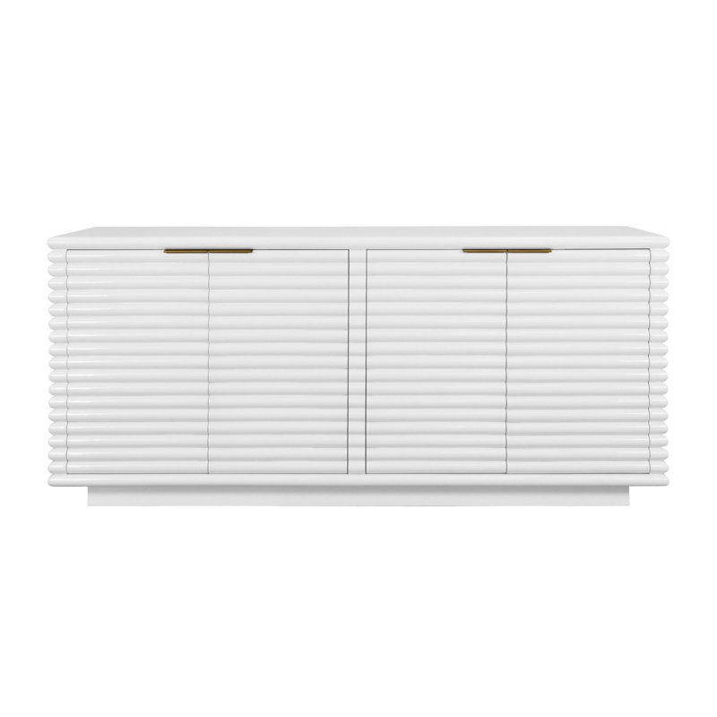 72'' W Buffet, Matte White Lacquer