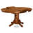5 Piece Modern Dining Table Set Includes an Oval Wooden Table with Butterfly Leaf and 4 Dining Chairs, 42x60 Inch, Saddle Brown-138230219