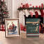 Livre de père Noël en bois artificiel