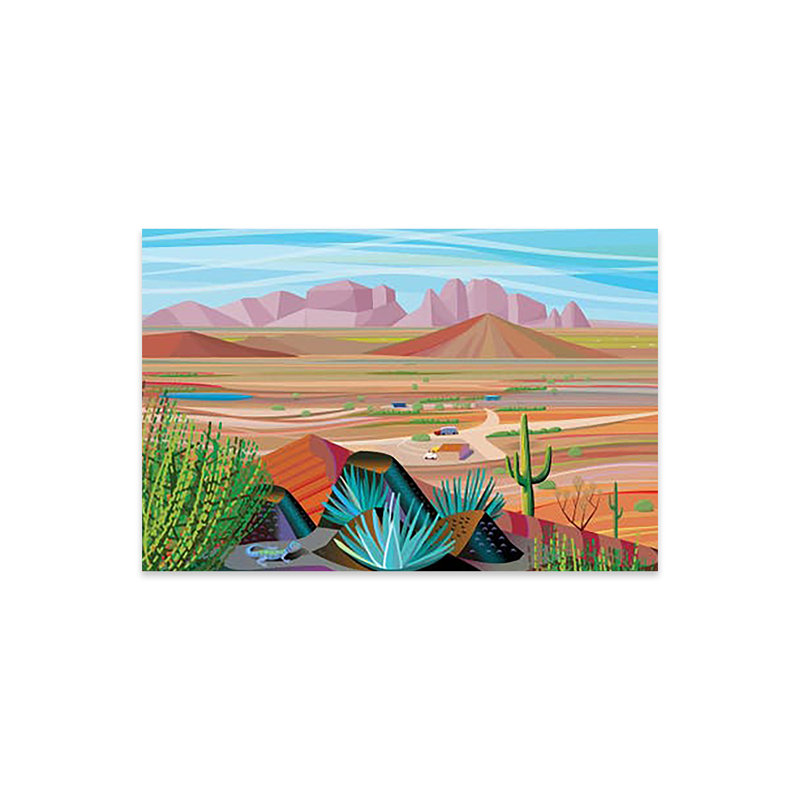 «West of Phoenix» par Charles Harker - impression non encadrée, H 16 po x l 24 po x P 0,25 po
